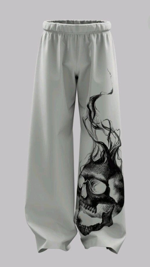 Levvit Baggy Pants – Modern Streetwear Skull
