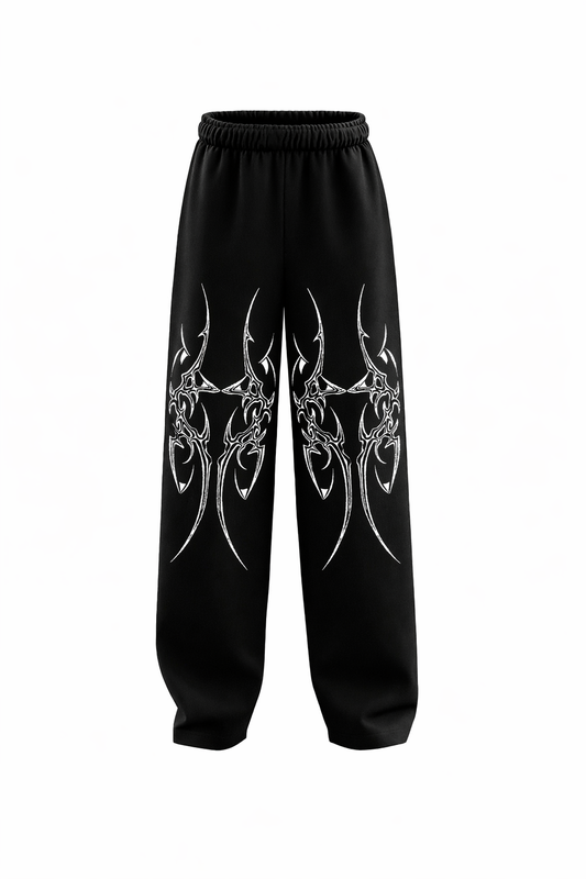 Levvit Flame Graphic Streetwear Sweatpants