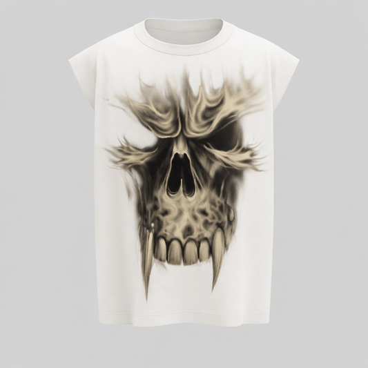 Levvit Sleeveless Hoodie Vest – Dark Streetwear Punisher