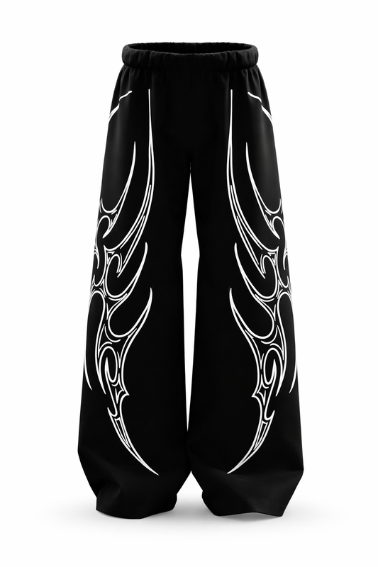 Levvit Tribal Flame Graphic Streetwear Sweatpants