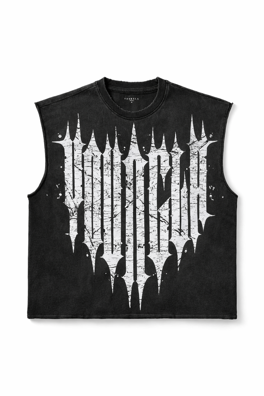 Levvit Sleeveless Vest – Dark Streetwear Essential